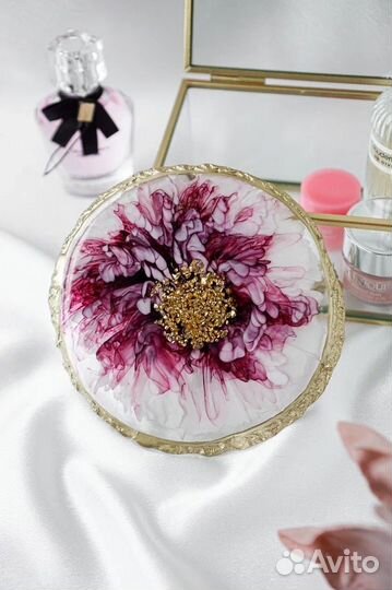 Подстаканник, костер, эпоксидная смола