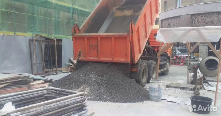 Щебень гранитный любых фракций