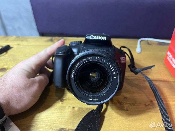 Canon 1100d полный комплект в идеале