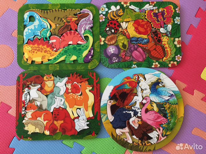 Деревянные пазлы для детей