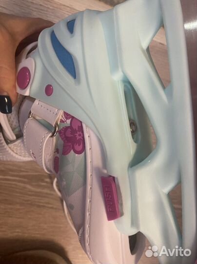 Коньки детские раздвижные р.26-31