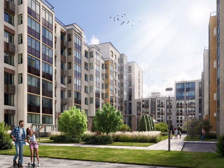 1-к. квартира, 38 м², 9/9 эт.