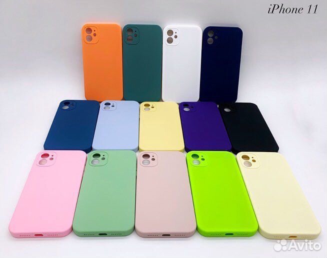 Чехол Silicone Case iPhone 11 все модели