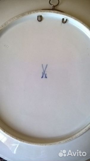 Тарелки-блюда настенные антикварные Meissen