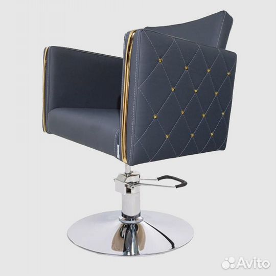Парикмахерское кресло “Голдиум” серый