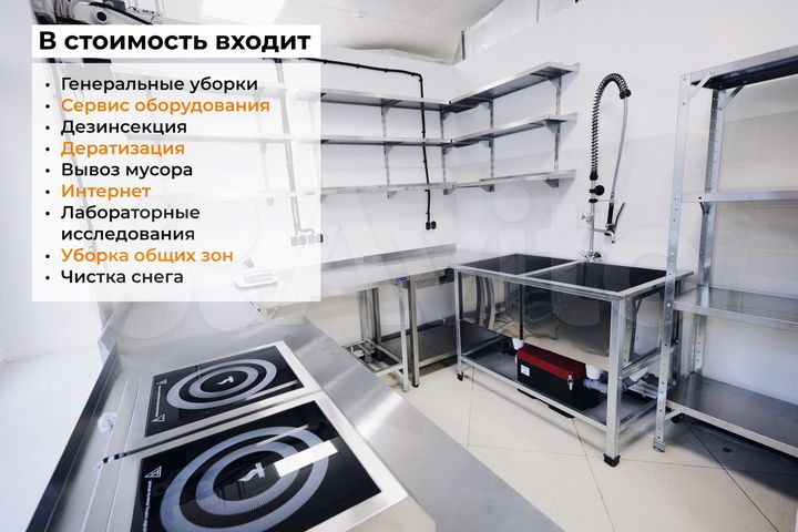 Оборудованный общепит, 68 м²