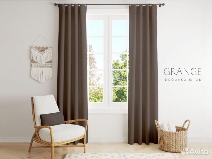 Шторы Канвас интерьерные