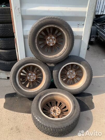 Комплект колёс Nissan диски Enkei R17