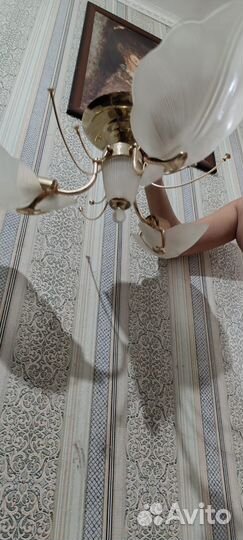 Люстра потолочная бу