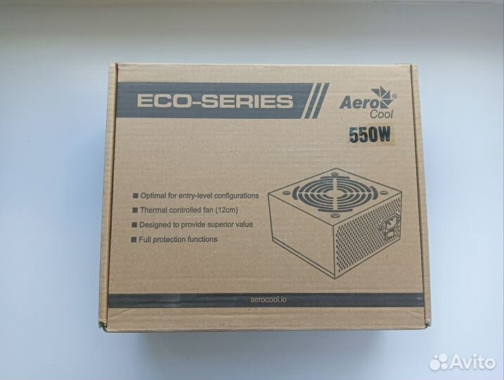 Блок питания aerocool eco-550w (на запчасти)