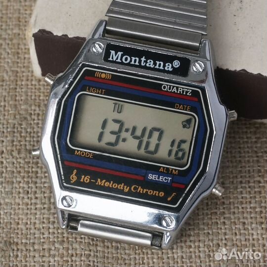 Часы Монтана Montana PAM352 1990е ретро винтаж