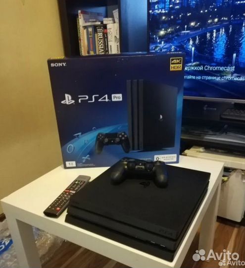 Sony playstation 4 PS4 pro 1tb с играми