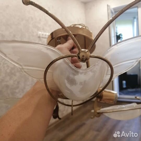 Люстра потолочная бу