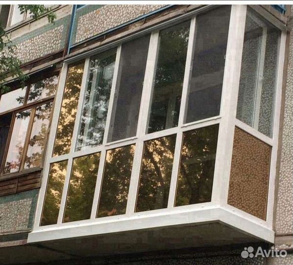 Пластиковые окна и балкон