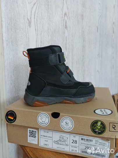 Сапоги зимние для мальчика 28 размер