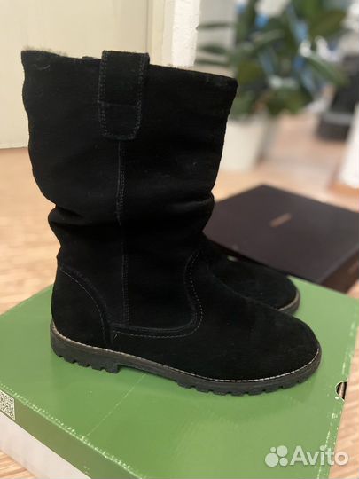 Сапоги женские еврозима 38 натуральная замша