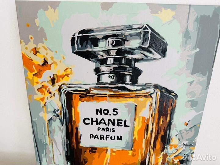 Картина на холсте Духи Шанель 40/50