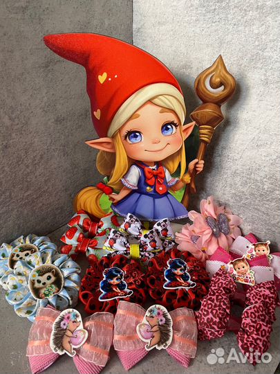 Бантики ручной работы набор