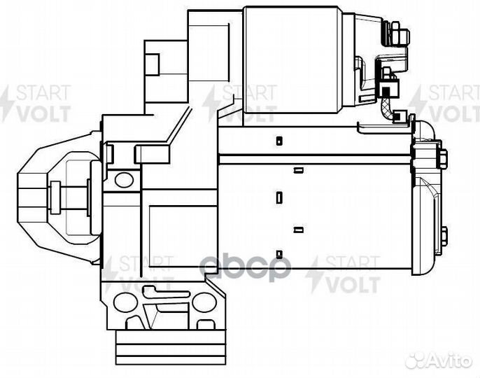 Стартер для А/М BMW 3 F30 (11) 2.0D MT 1,4квт