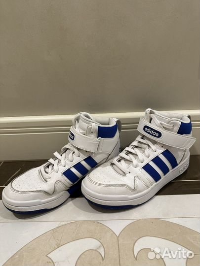 Кроссовки Adidas Forum, высокие, синие