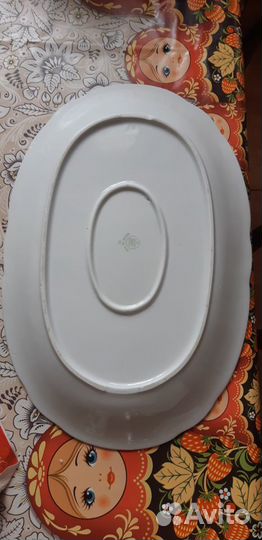 Большое блюдо СССР гдр