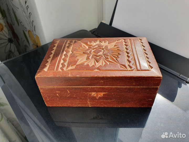 Шкатулка деревянная СССР