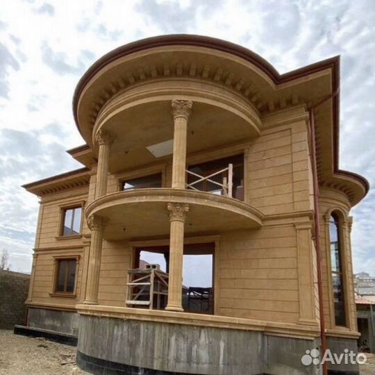 Облицовка дагестанским природным камнем