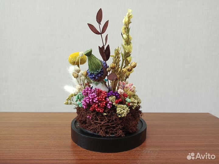 Стеклянная колба клош