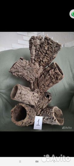 Пробковый блок для орхидей из коры дуба