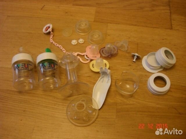 Молокоотсос Avent, бутылки