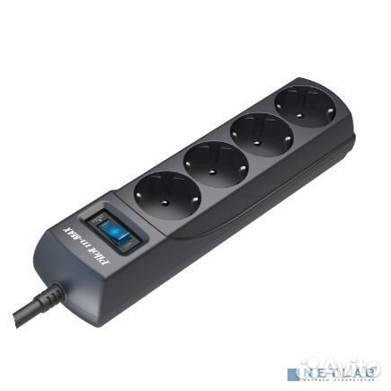ZIS Сетевой фильтр m Max 1.8m 4 розетки, увеличенн