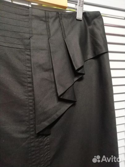 Юбка чёрная женская макси Турция размер 50