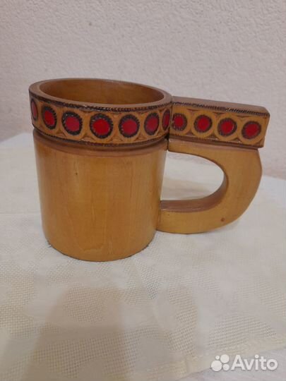 Кружка деревянная