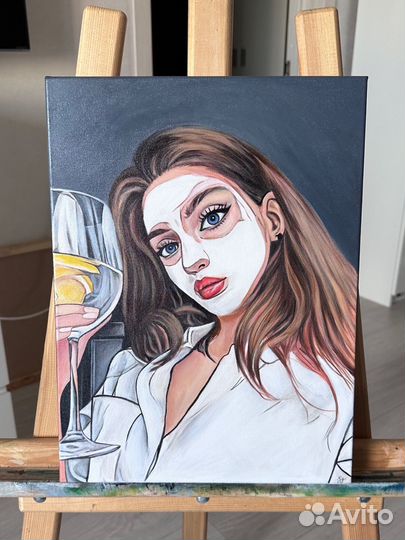 Художник эстетики и впечатлений; картина на заказ