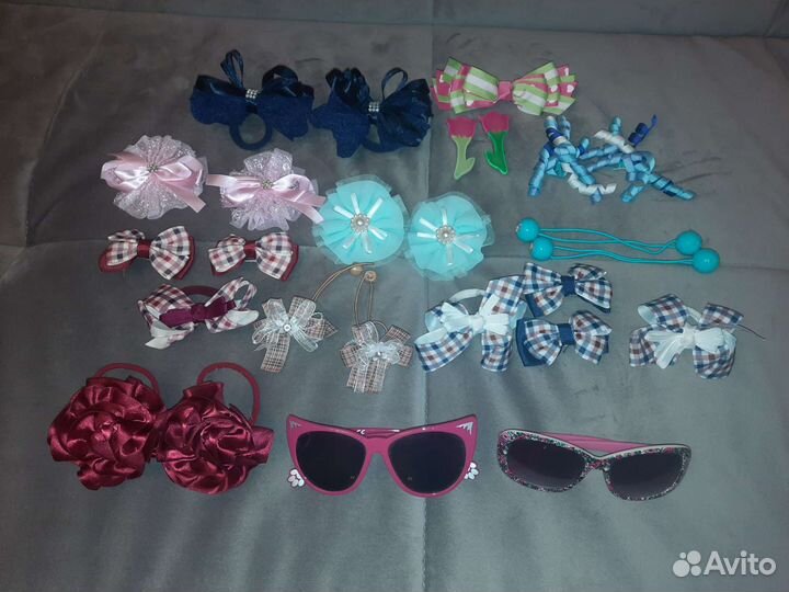 Заколки, резинки для волос, очки, часы д/д
