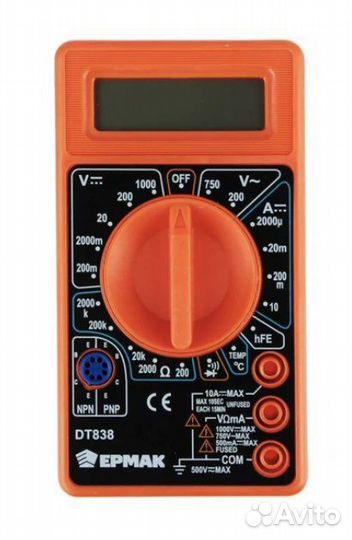 Мультиметр цифровой DT-832