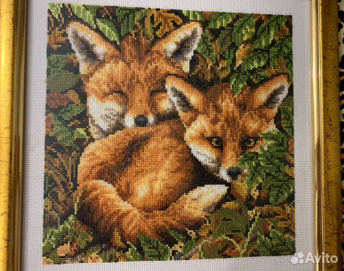 Вышивка крестом схемы с остатками ниток