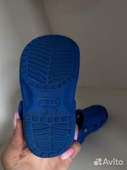 Crocs оригинал резиновые тапочки 21р