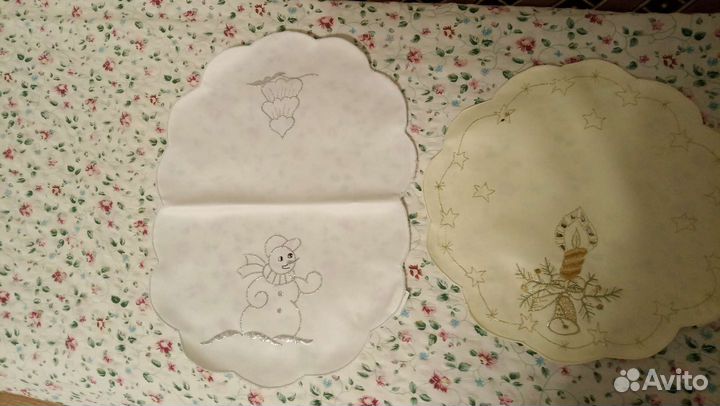 Скатерти декоративные:рождественские,пасхальные