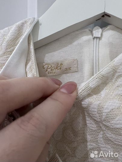 Платье для малышки с пиджачком 3/6