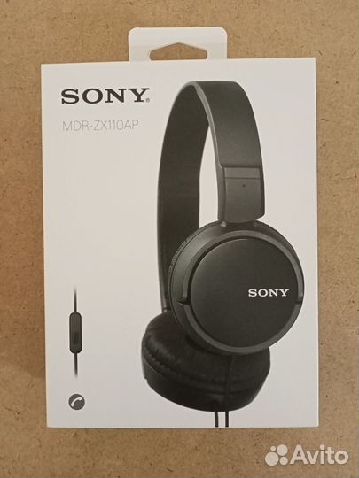 Наушники Sony MDR-ZX110AP Black (Новые)