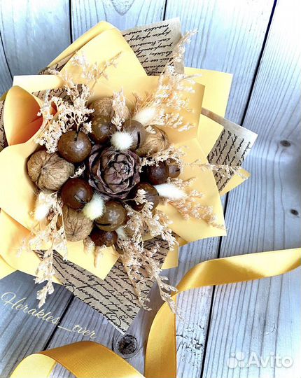 Съедобный букет. Подарок учителю