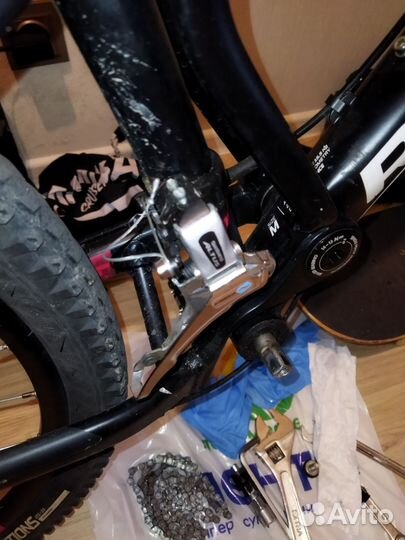 Передний переключатель shimano