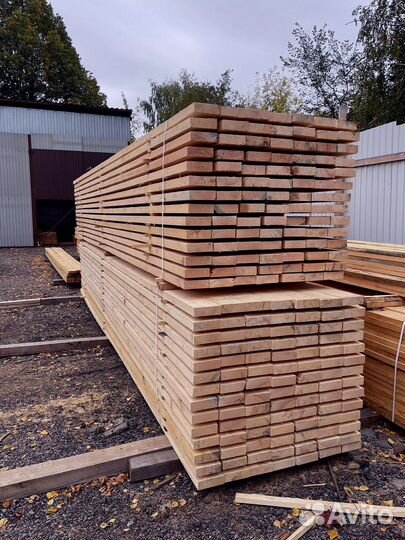 Доска обрезная 40х150х6000мм ГОСТ