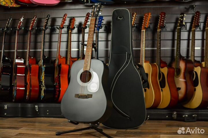 Электро-акустическая гитара Cort + Аксессуары