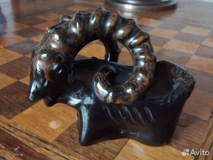 Фигура барана керамическая