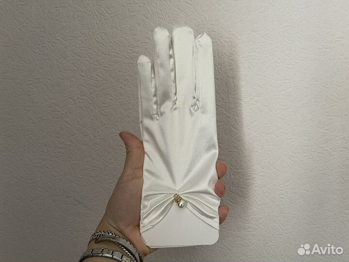 Перчатки свадебные