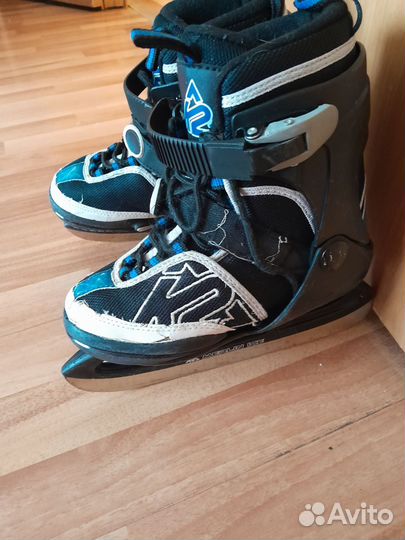 Коньки раздвижные с 33-37 р-р