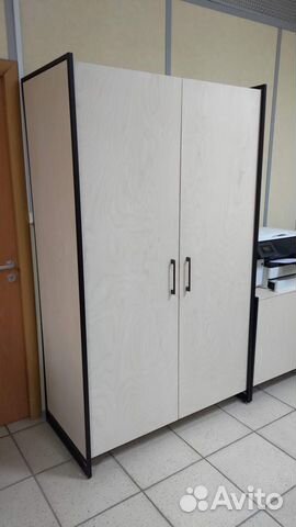 Стильный шкаф лофт (фанера, металл)