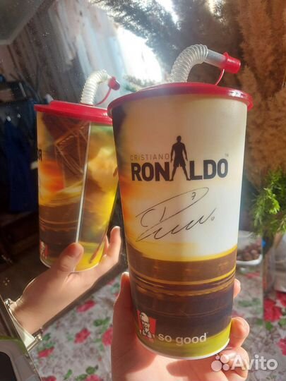 Коллекционный стакан Cristiano Ronaldo KFC